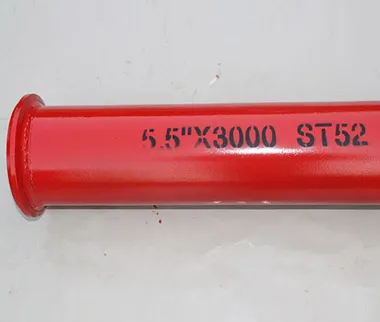 Tuyau de pompe en b&eacute;ton fixe