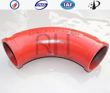 Concrete Boom Pump Wear Resistant Bend Pipe Monometallic Cast2
