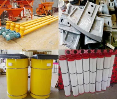 Installation de m&eacute;lange de b&eacute;ton