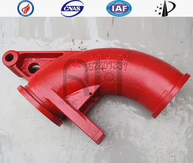 Coude &agrave; charni&egrave;re XCMG DN180 90&deg;, nouveau type Saisissez