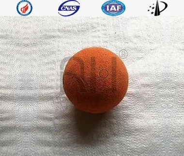 Billes de nettoyage de 2,5&nbsp;pouces, densit&eacute; moyenne