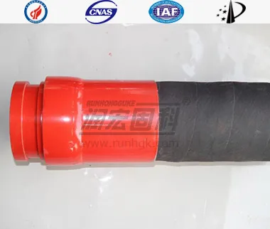 4&nbsp;"&times;5&nbsp;000&nbsp;mm Quatre&nbsp;couches de fil d'acier &agrave; double extr&eacute;mit&eacute; se termine